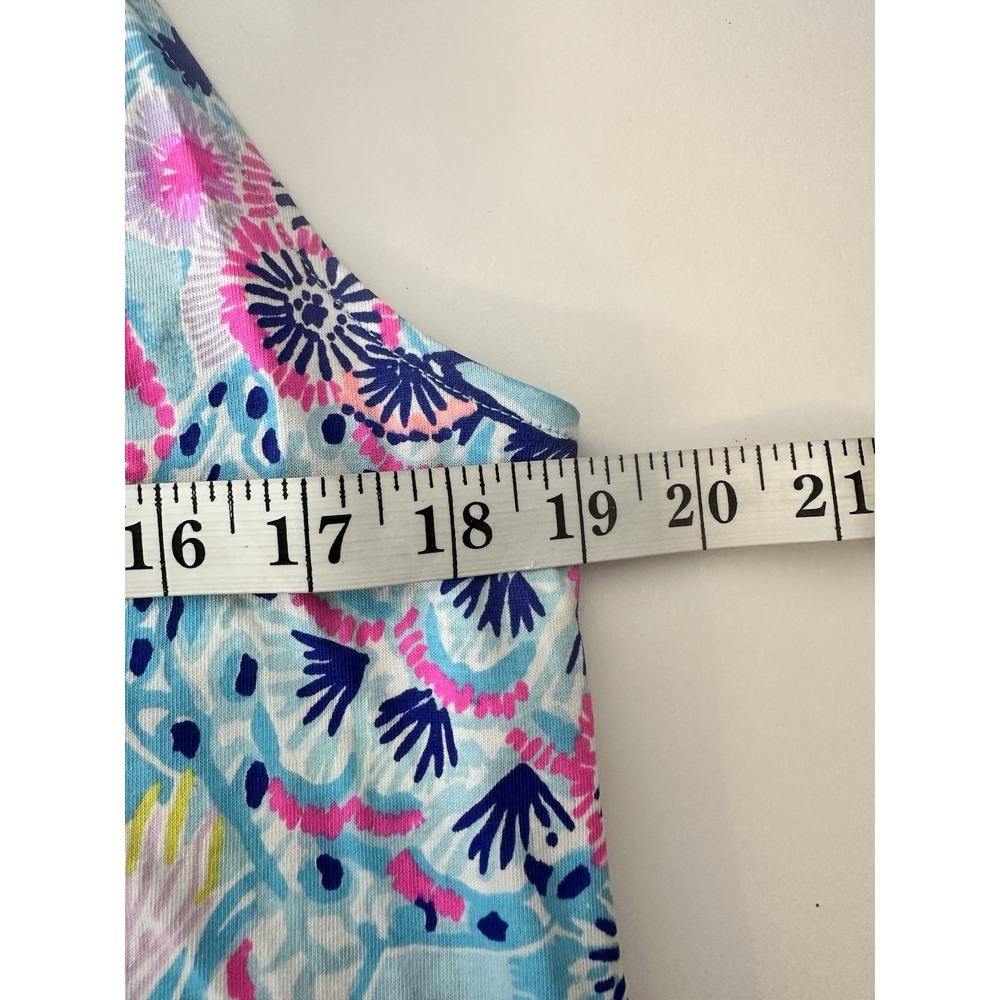 Lilly Pulitzer Ross Shift Dress Women's Medium Bali Blue Once Upon A Tide NWOT - Picture 7 of 8